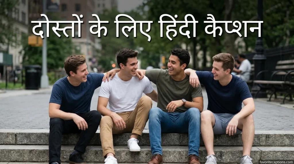 दोस्तों के लिए हिंदी कैप्शन