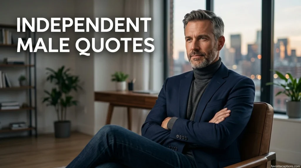 Independent Male Quotes