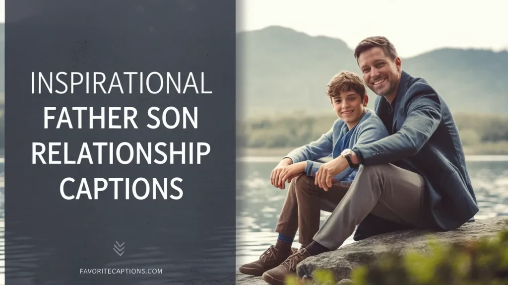 Inspirational Father Son Relationship Captions