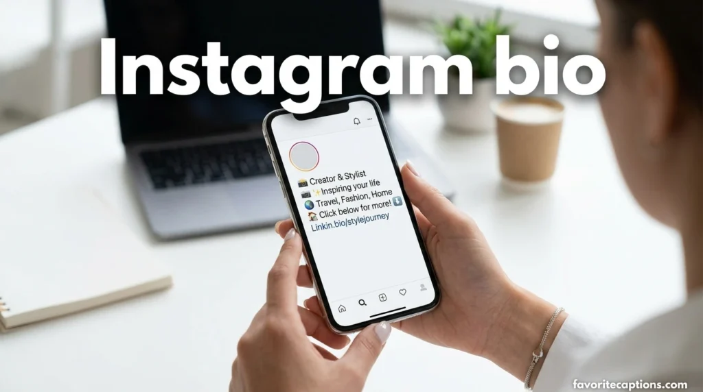 Instagram bio
