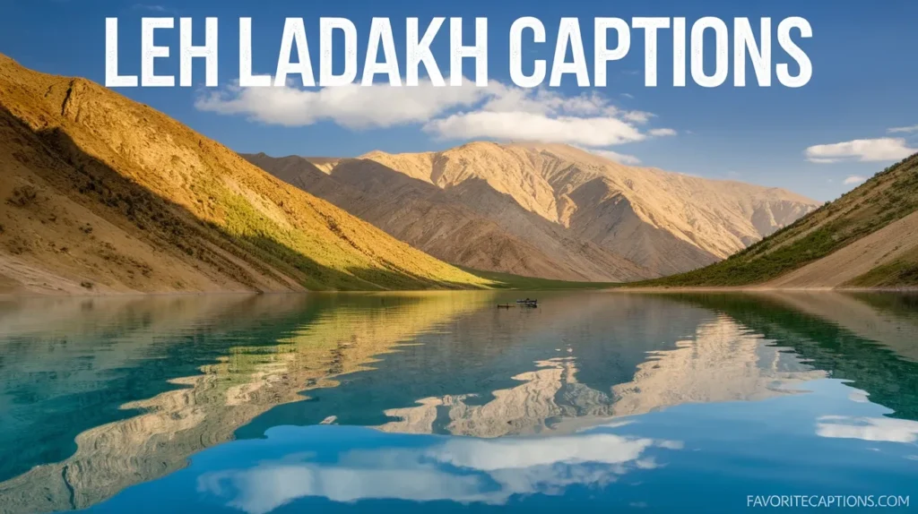 Leh Ladakh Captions