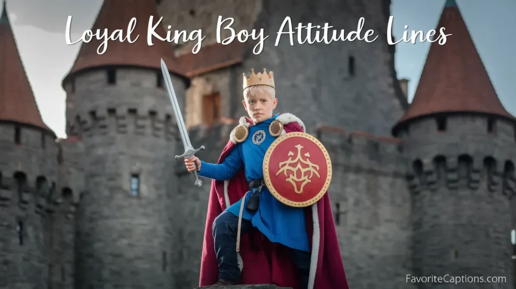 Loyal king boy attitude lines