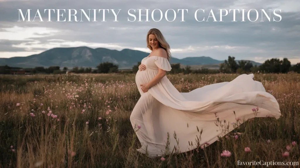 Maternity Shoot Captions