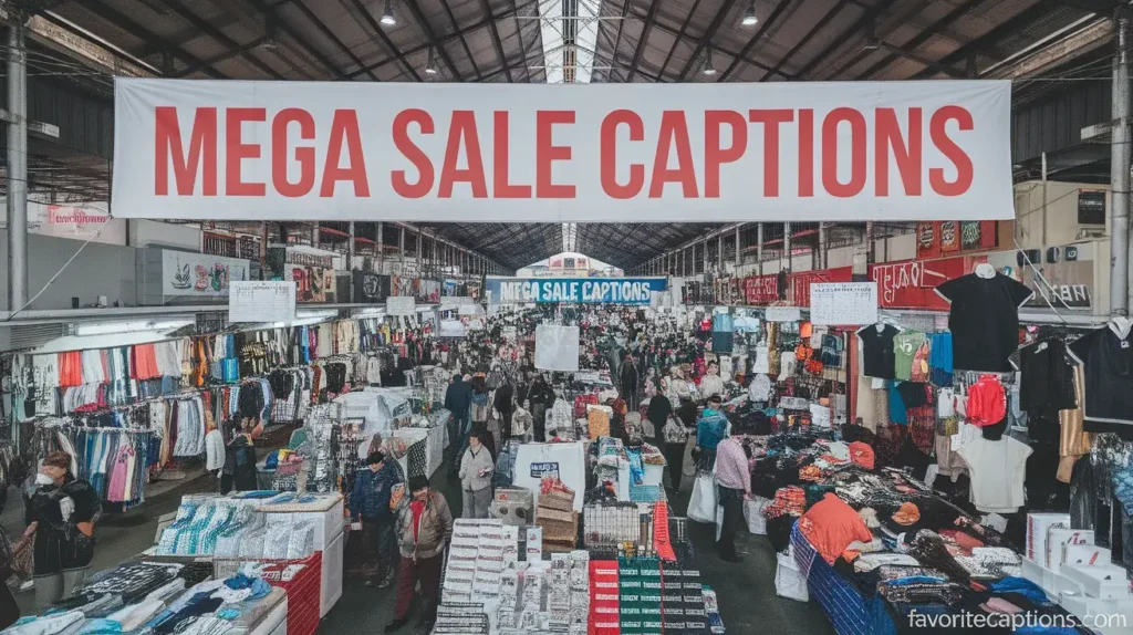 Mega sale captions