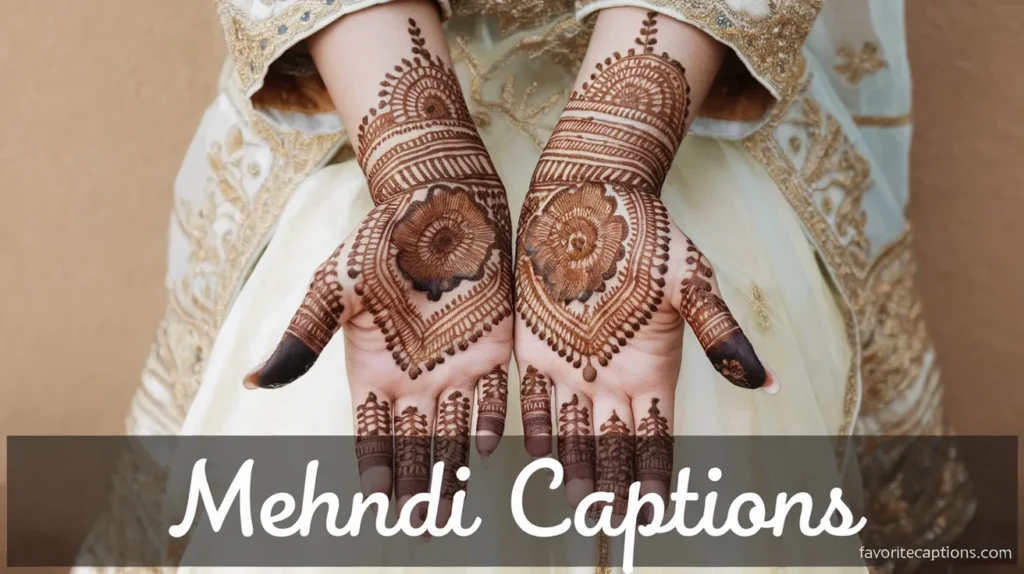 Mehndi Captions