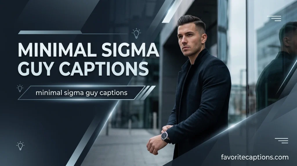 Minimal sigma guy captions