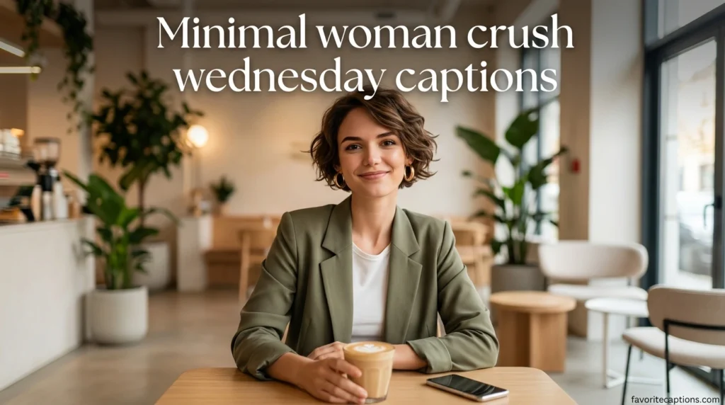Minimal woman crush wednesday captions