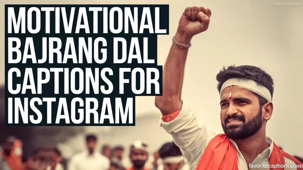 Motivational Bajrang Dal Captions For Instagram