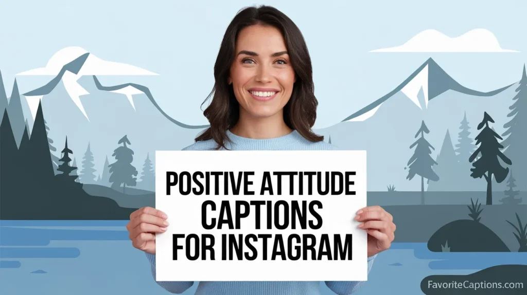 Positive attitude captions for Instagram