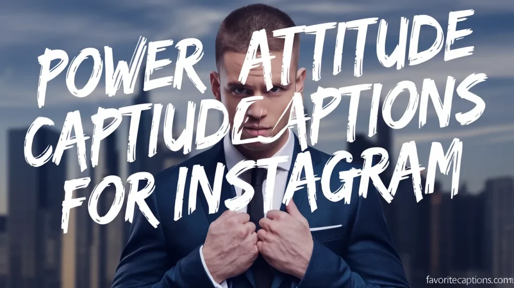 Power attitude captions for Instagram