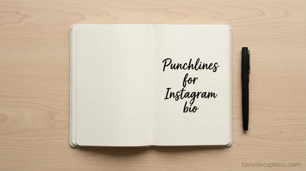 Punchlines for Instagram bio