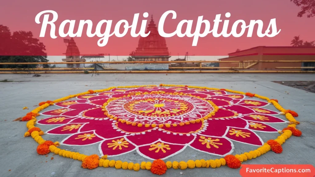 Rangoli Captions