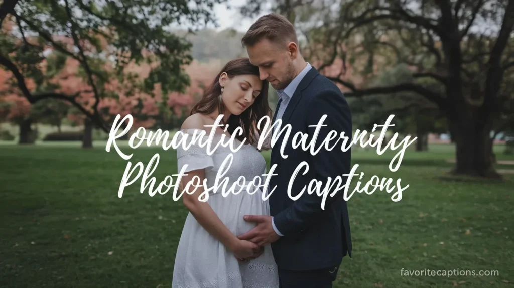 Romantic Maternity Photoshoot Captions