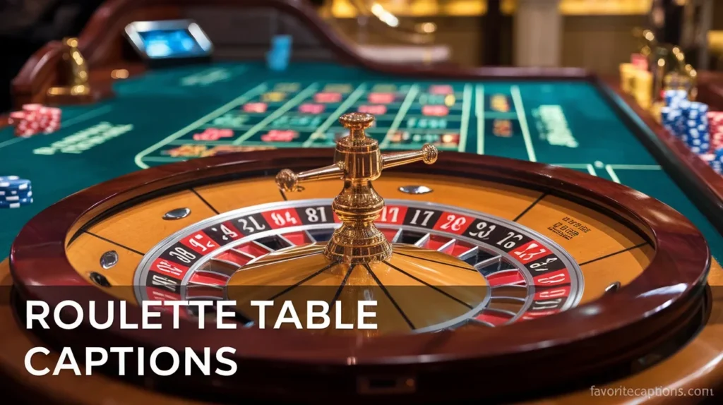 Roulette Table Captions