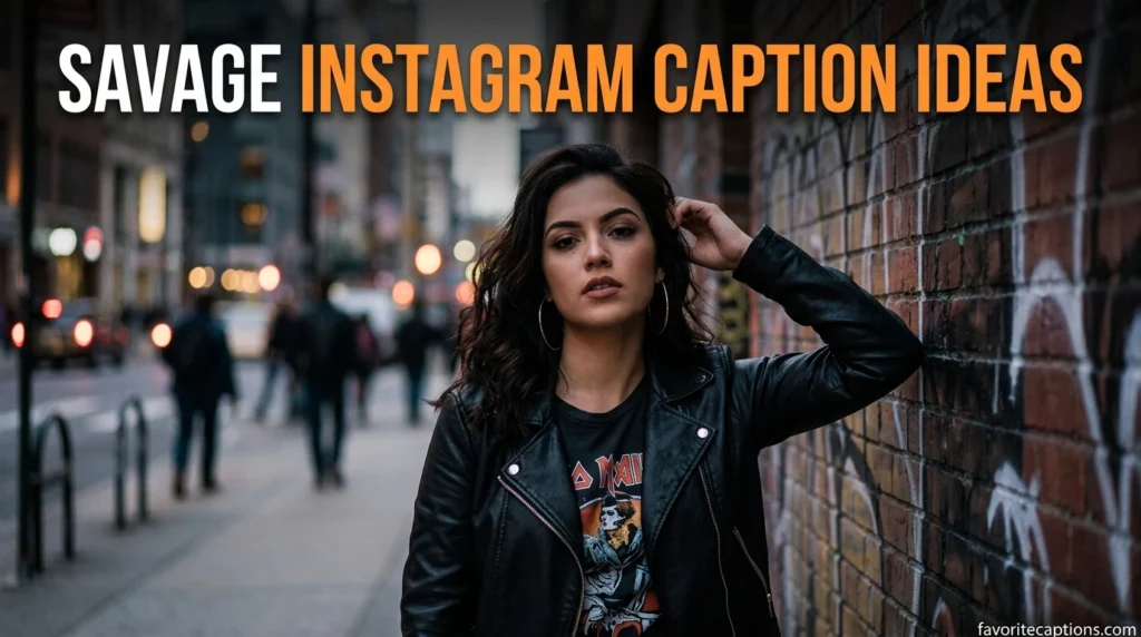 Savage Instagram Caption Ideas
