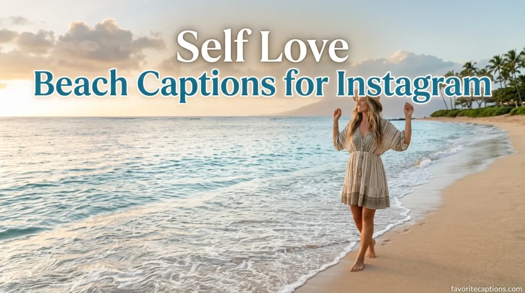 Self Love Beach Captions for Instagram