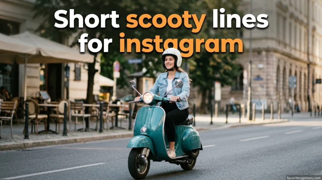 Short scooty lines for instagram