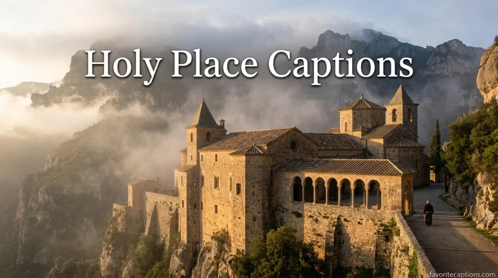 Holy Place Captions