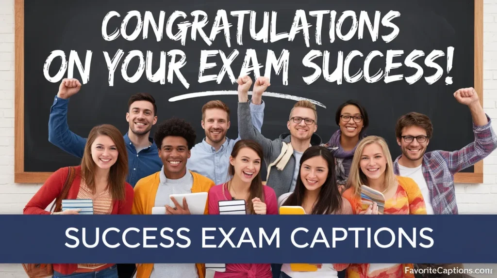 Success exam captions