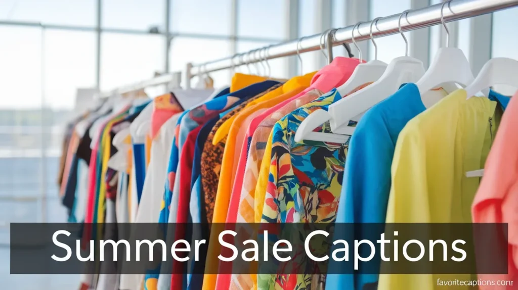 Summer sale captions