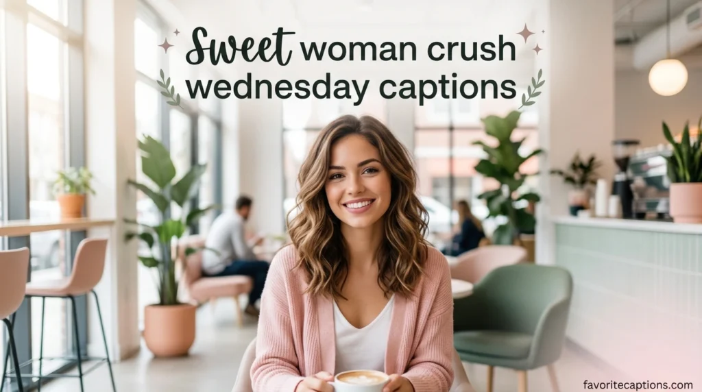 Sweet woman crush wednesday captions