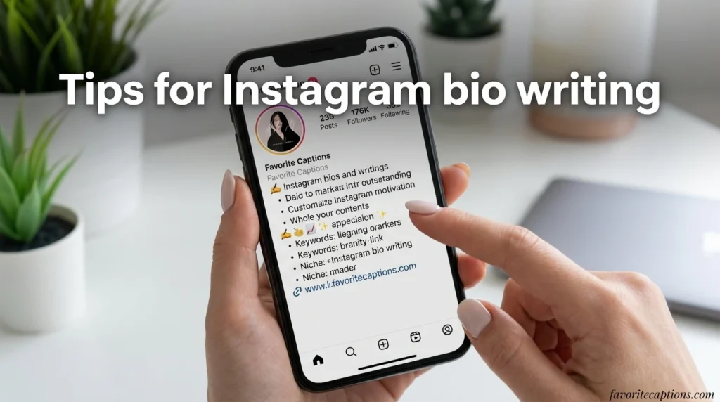 Tips for Instagram bio writing