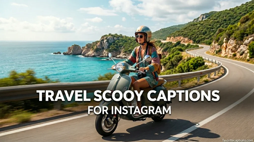 Travel scooty captions for instagram