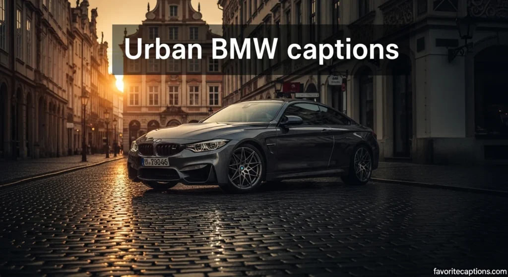 Urban BMW captions