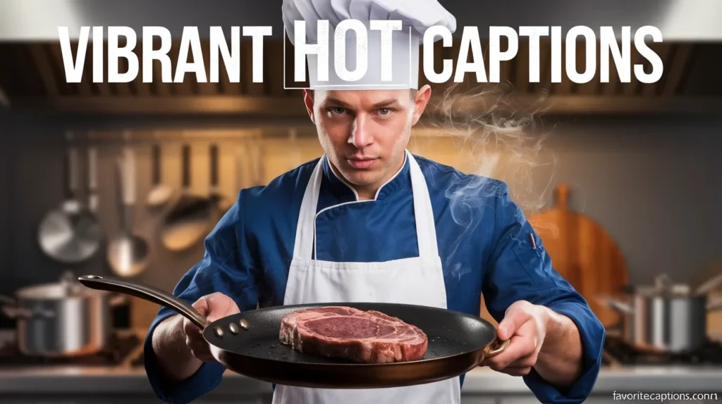 Vibrant hot captions