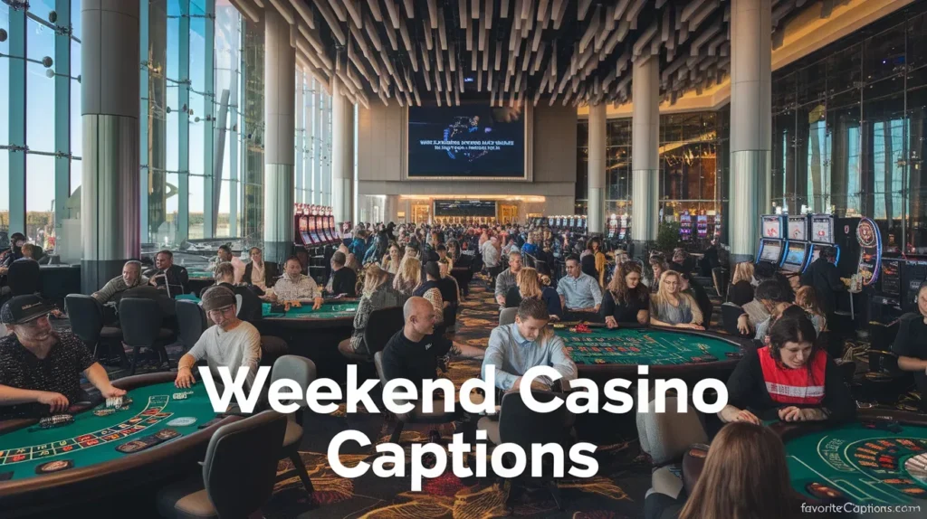 Weekend Casino Captions