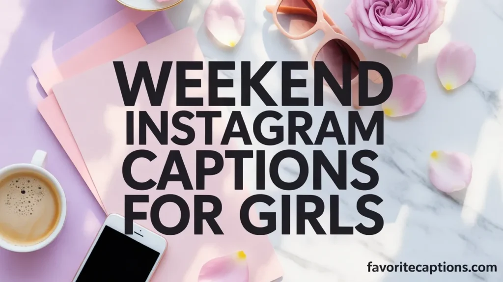 Weekend Instagram captions for girls