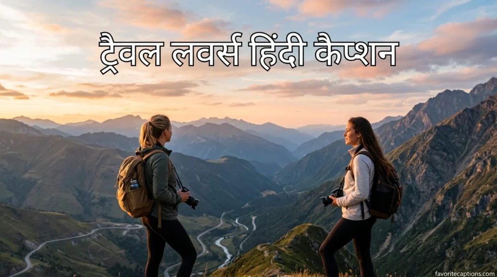 ट्रैवल लवर्स हिंदी कैप्शन