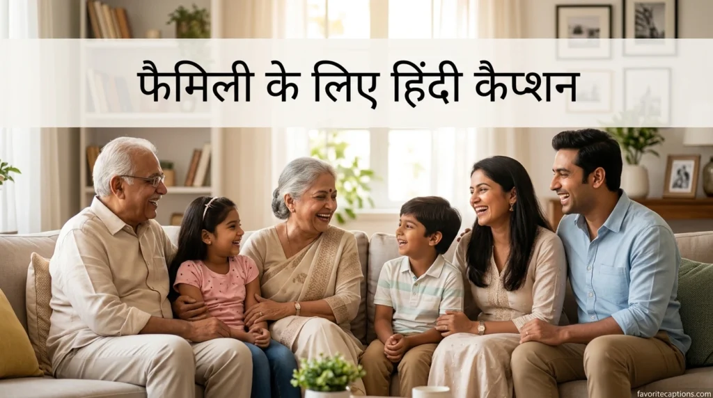 फैमिली के लिए हिंदी कैप्शन
