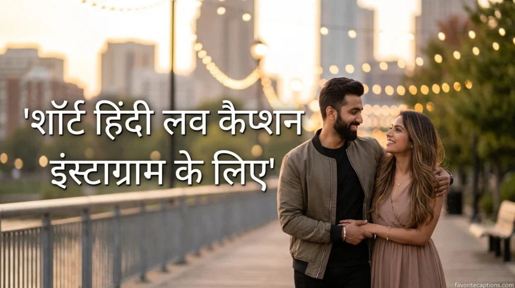 शॉर्ट हिंदी लव कैप्शन इंस्टाग्राम के लिए