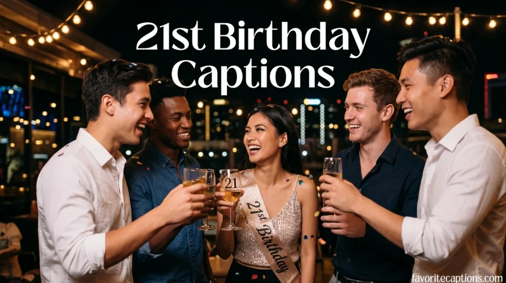 21st Birthday Captions