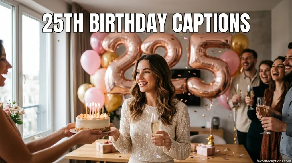 25th Birthday Captions
