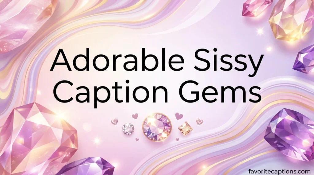 Adorable Sissy Caption Gems