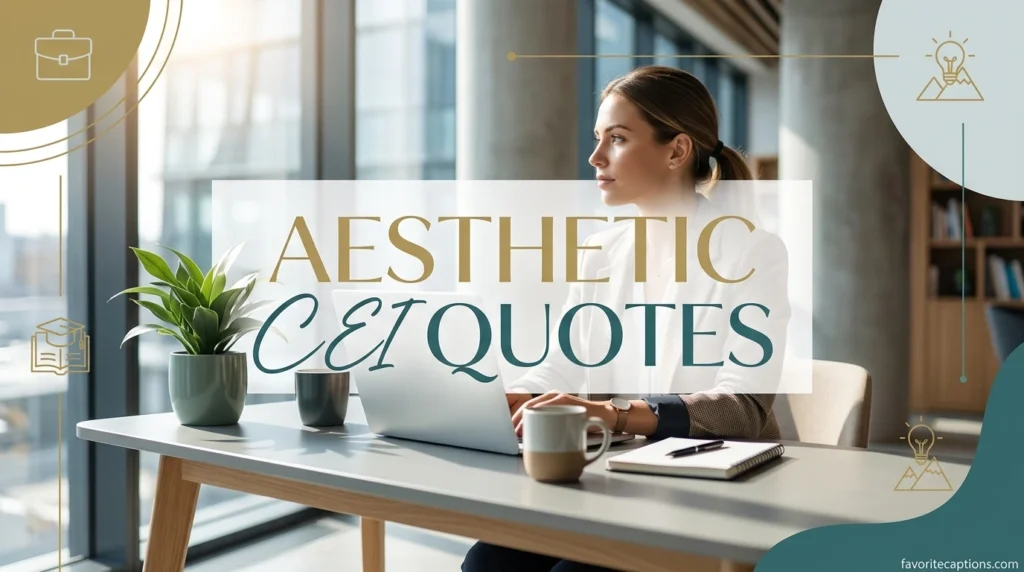 Aesthetic CEI Quotes