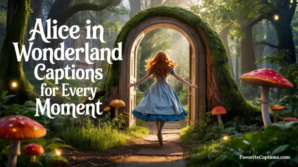 Alice in wonderland captions for every moment