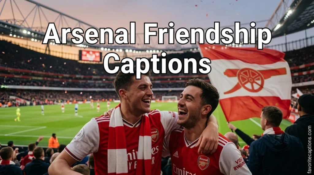 Arsenal Friendship Captions