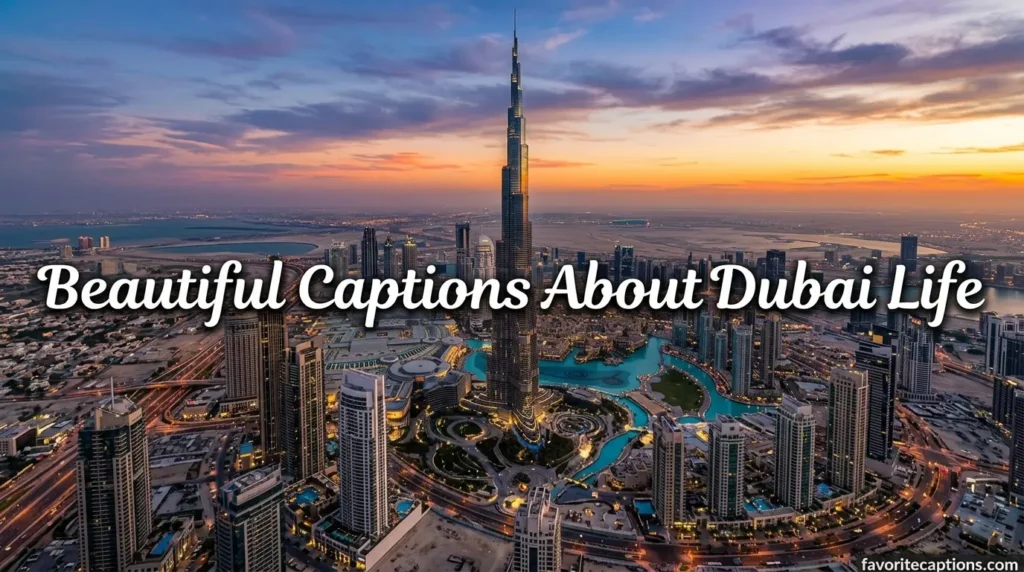 Beautiful Captions About Dubai Life