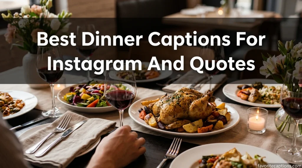 Best Dinner Captions For Instagram And Quotes