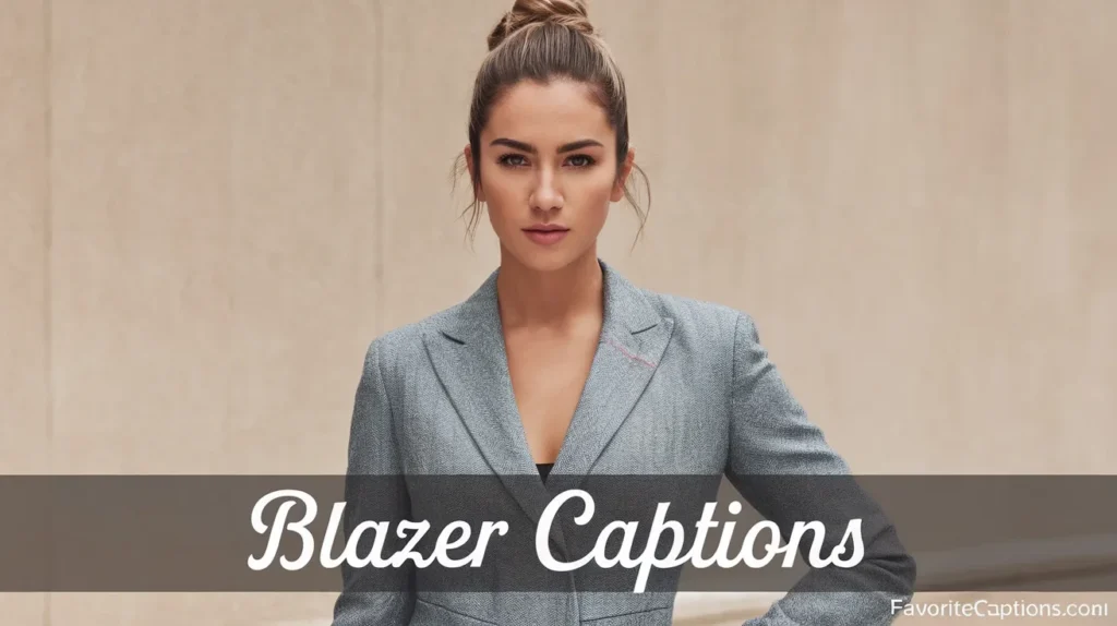 Blazer captions