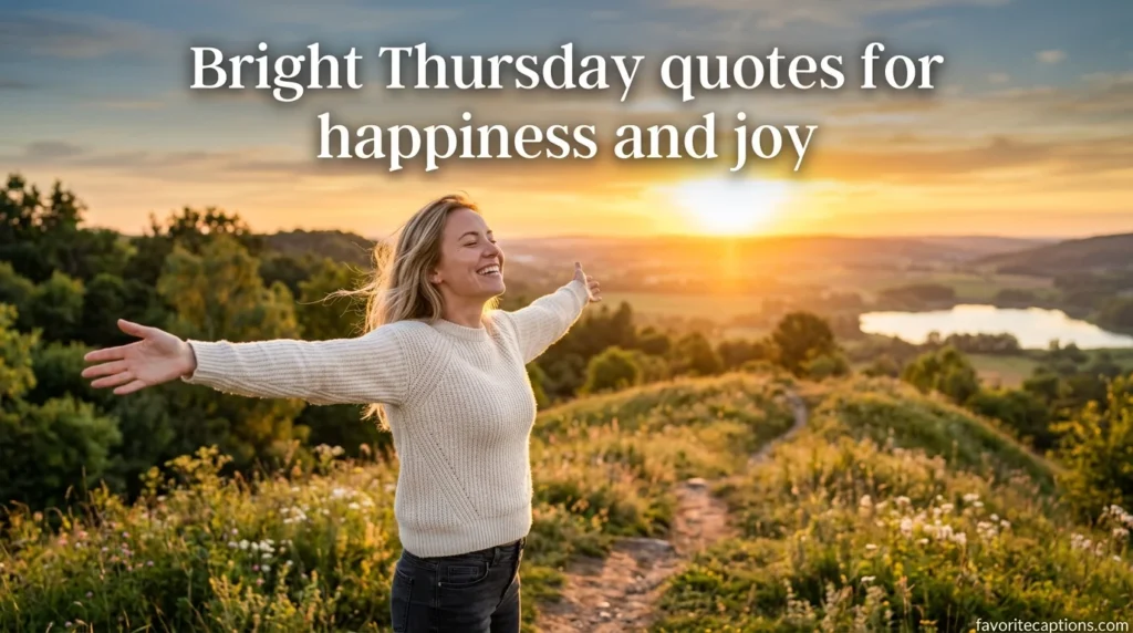 Bright Thursday quotes for happiness and joy