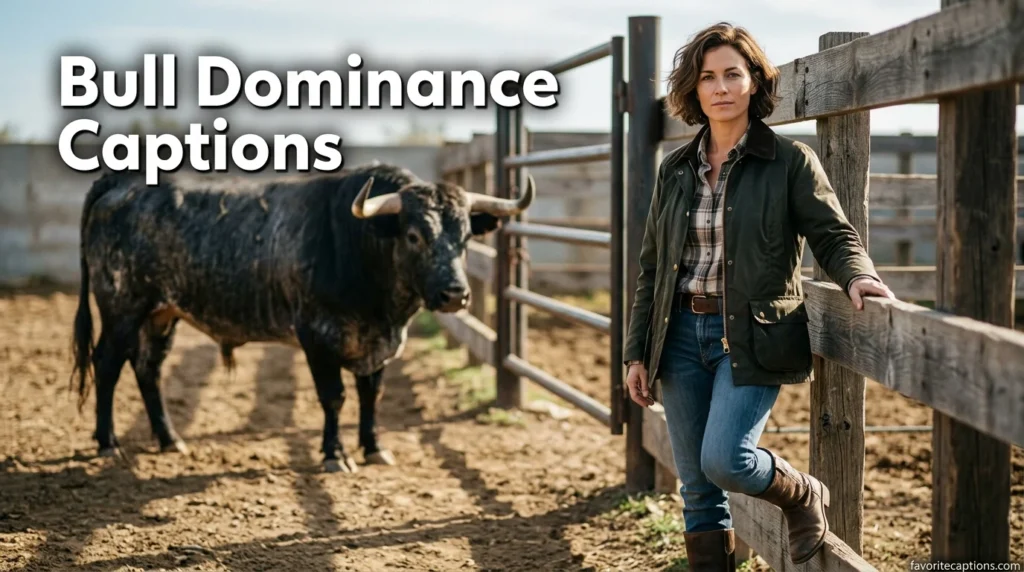Bull Dominance Captions