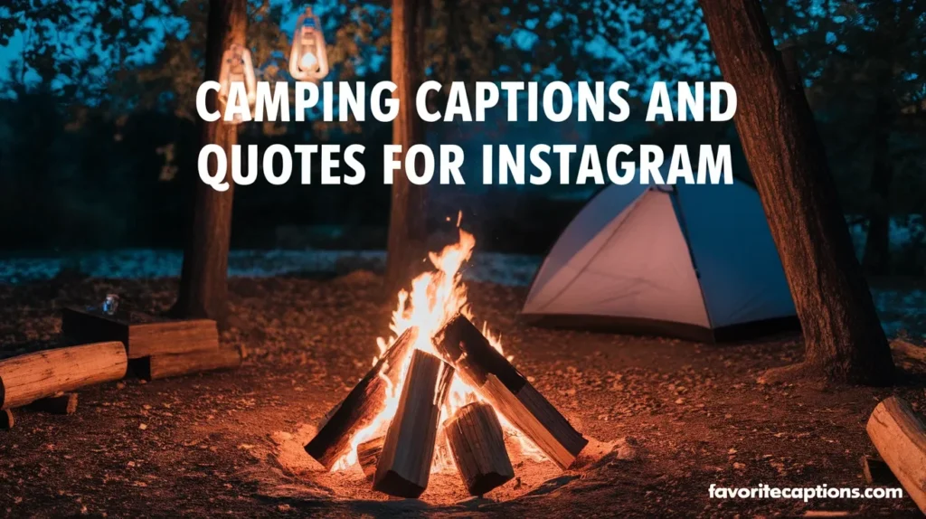 Camping Captions and Quotes for Instagram