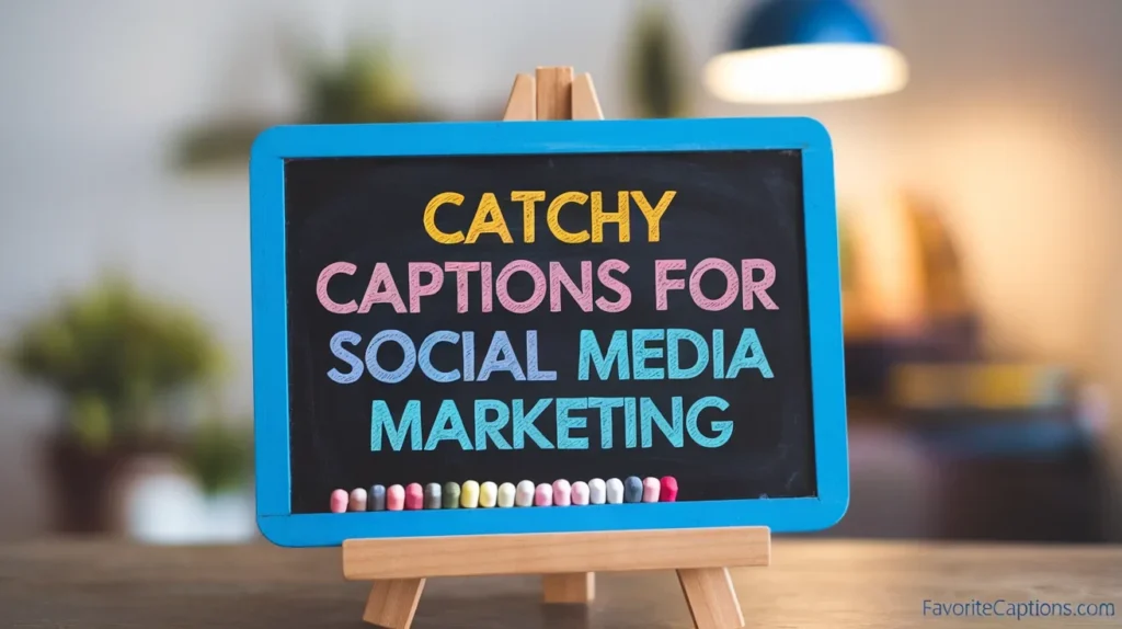 Catchy captions for social media marketing