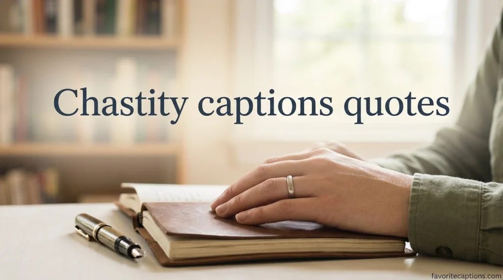 Chastity captions quotes