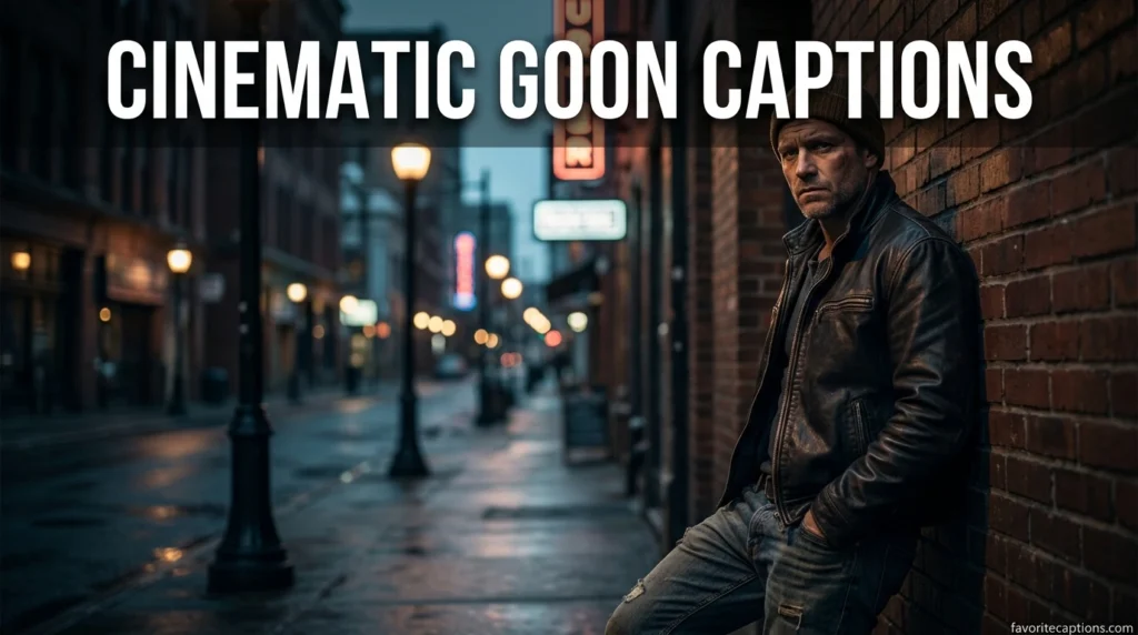 Cinematic goon captions