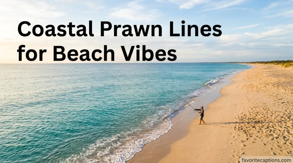 Coastal Prawn Lines for Beach Vibes